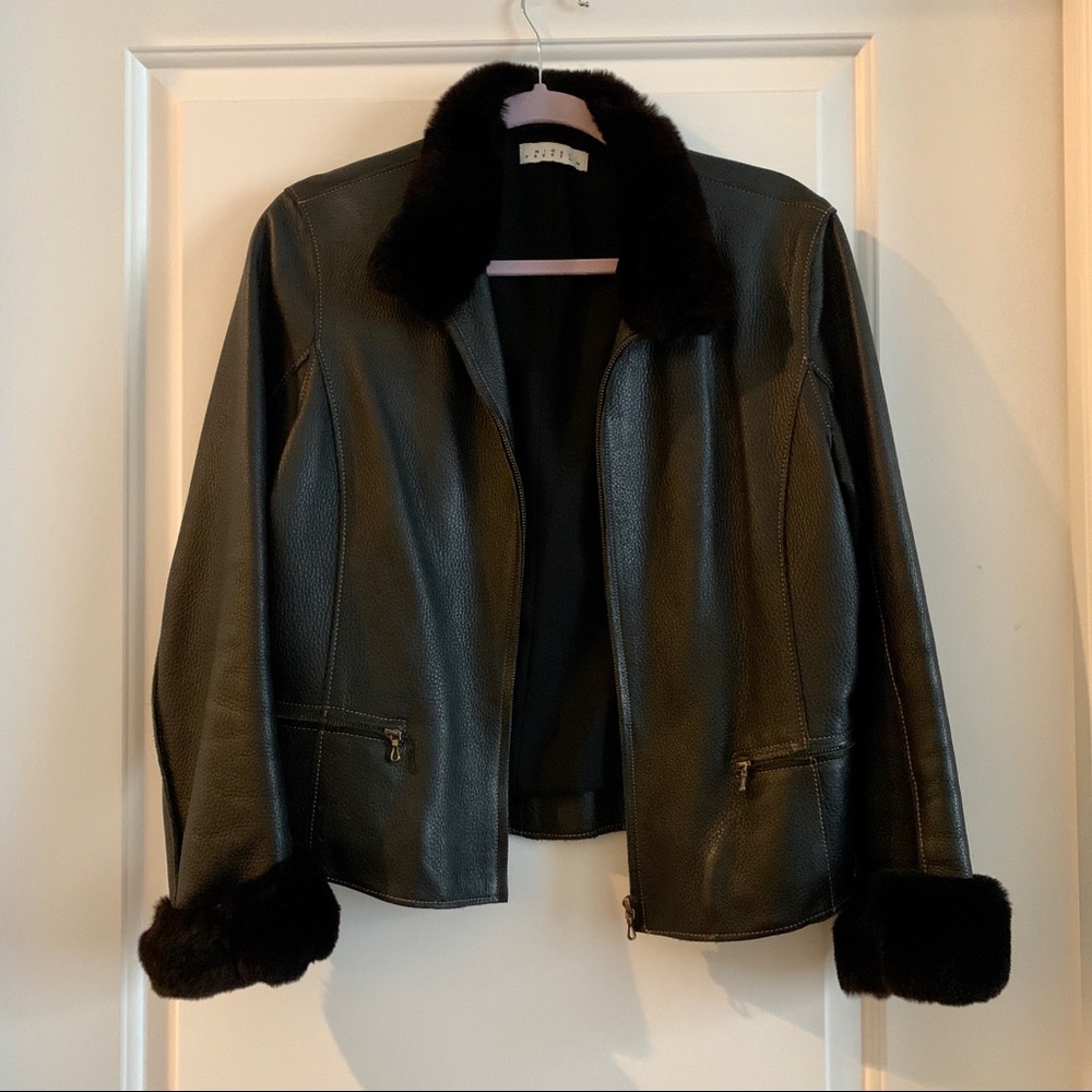 Nigel Preston Leather & Fur Jacket